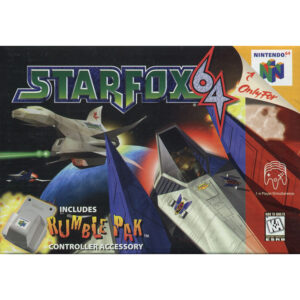 Star Fox 64 + Rumble Pak US Version - Nintendo 64