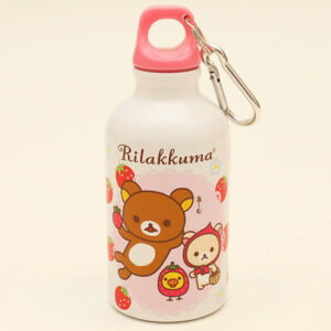 Rilakkuma Aluminiumflasche S "Strawberry White"