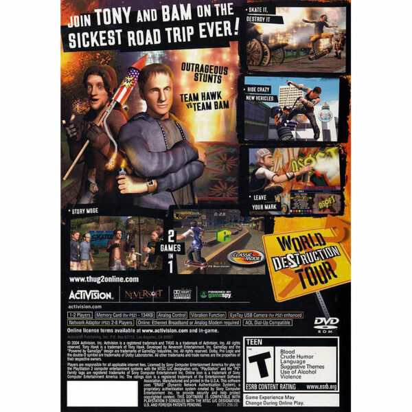 Tony Hawk's Underground 2 [SLUS 20965] (Sony Playstation 2) - Box